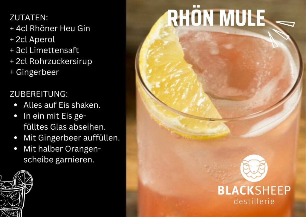 Rhön Mule – Signature‑Cocktail mit Rhöner HEU Gin