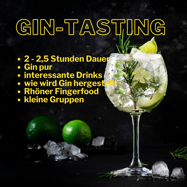 Gin Tasting - Showroom Gersfeld-Hettenhausen